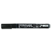 Pebeo Porcelaine 150 China Paint Markers 1.2mm Anthracite Black