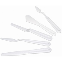 Plastic Palette Spatula Knives 5 Pack