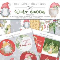 The Paper Boutique 8x8 Paper Kit 36 Sheets Winter Buddies