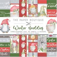 The Paper Boutique 8x8 Embellishments Pad Winter Buddies