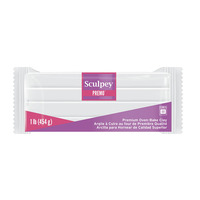 Sculpey Premo Oven-Bake Modelling Clay 1 lb 454g White