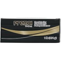 Sculpey Premo Oven-Bake Modelling Clay 1 lb 454g Black