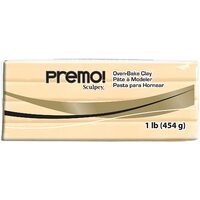 Sculpey Premo Oven-Bake Modelling Clay 1 lb 454g Ecru