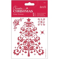Docrafts Create Christmas Stamps Christmas Tree