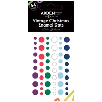 Arden Creative Enamel Dots - Vintage Christmas