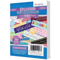Hunkydory Crafts Splebdid Sentiments For Pocket Pads