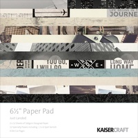 Kaisercraft Paper Pad Just Landed 6.5X6.5 40/Pkg 