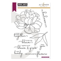 Altenew And Hero Arts Clear Stamp Bloom And Grow PR105