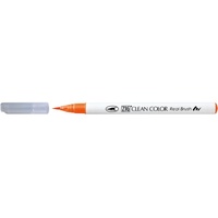 ZIG Clean Color Real Brush Marker Fluorescent Orange