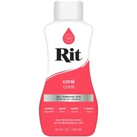 Rit Dye Liquid 236ml Coral