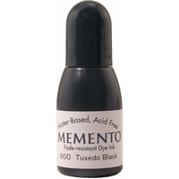 Memento Ink Refill Reinker Bottle Tuxedo Black