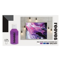 Reeves Pre-Mixed Acrylic Pour Paint Set Galaxy