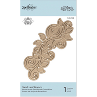 Spellbinders Dies DLites Swirl Leaf Branch S2-296