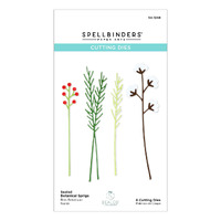 Spellbinders Die Sealed Botanical Sprigs Etched Dies S4-1248