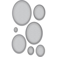 Spellbinders Nestabilities Dies Scored & Pierced Ovals S4-906
