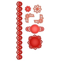 Spellbinders Shapeabilities Floral Doily Accent S5-040 