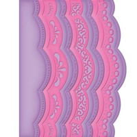 Spellbinders Nestabilities A2 Scalloped Borders One S5-182 