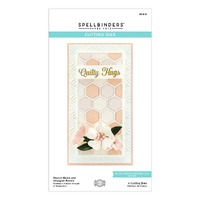 Spellbinders Die French Braid and Hexagon Panels Etched Dies S5-542