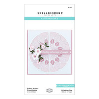 Spellbinders Die Quilted Stained Glass Window Etched Dies S5-543