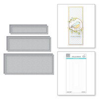 Spellbinders Dies Sweet Cardlets II Collection Hemstitch Slimline S6-175