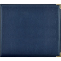 Kaisercraft D Ring Album 12x12 Leather Navy
