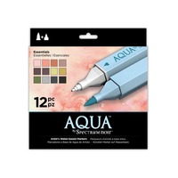 Crafter's Companion Spectrum Noir Aqua Markers 12/Pkg Essentials 