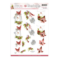 Precious Marieke 3D Decoupage A4 Sheet Charming Christmas