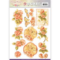 Jeanines Art Vintage Flowers 3D Decoupage A4 Sheets - Sweetheart Vintage