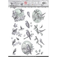 Amy Design 3D Decoupage A4 Sheet Words of Sympathy Swallows