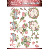 Jeanines Art Lovely Christmas 3D Decoupage A4 Sheet Christmas Time