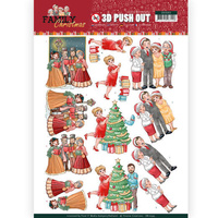 Yvonne Creations 3D Pushout - Family Christmas - Celebrate Christmas - SB10393