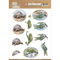 Amy Design 3D Decoupage A4 Sheet Wild Animals Outback Reptiles