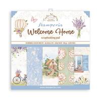 Stamperia Scrapbooking Pad 10 sheets 30.5 x 30.5 (12x12) Create Happiness Welcome Home SBBL129