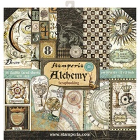 Stamperia Double-Sided Paper Pad 12x12 10/Pkg Alchemy