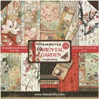 Stamperia Double-Sided Paper Pad 12x12 10/Pkg Oriental Garden