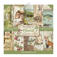 Stamperia Double-Sided Paper Pad 12x12 10/Pkg Forest