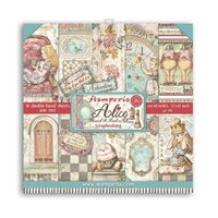 Stamperia Double-Sided Paper Pad 12x12 Alice Through the Looking Glass