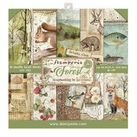 Stamperia Double-Sided Paper Pad 8x8 10/Pkg Forest