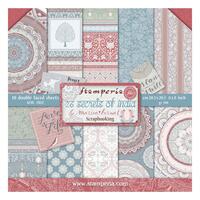 Stamperia Paper Pad 8x8 10/Pkg 26 Secrets of India