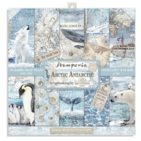 Stamperia Paper Pad 8x8 10/Pkg Arctic Antarctic