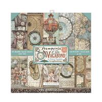 Stamperia Paper Pad 8x8 10/Pkg Sir Vagabond