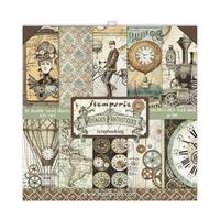 Stamperia Paper Pad 8x8 10/Pkg Voyages Fantastiques