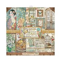 Stamperia Double-Sided Paper Pad 8x8 10/Pkg Atelier Des Arts