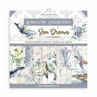 Stamperia Paper Pad 8x8 10/Pkg Romantic Sea Dream