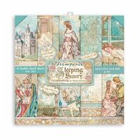 Stamperia Double-Sided Paper Pad 6X6 10/Pkg Sleeping Beauty