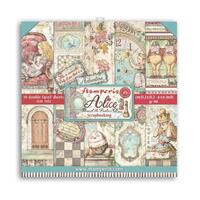 Stamperia Double-Sided Paper Pad 6X6 10/Pkg Alice Through The Looking Glass