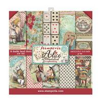 Stamperia Double-Sided Paper Pad 6X6 10/Pkg Alice