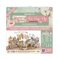 Stamperia Pop Up Card Kit House of Roses