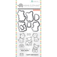 Mama Elephant Stamp And Die Set Puppy Play