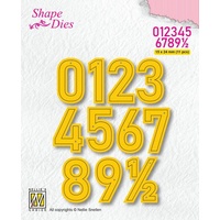 Nellie's Shape Die Large Numbers SD177